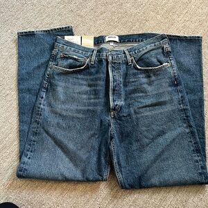 NWT Agolde 90’s straight loose fit